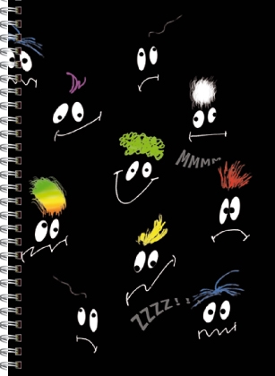 Kołonotatnik A6/64k miękka oprawa Kreska